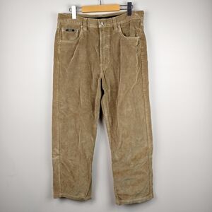 Hugo Boss Alabama Corduroy Pants  Tan Khaki Camel Winter Casual Size 34x36